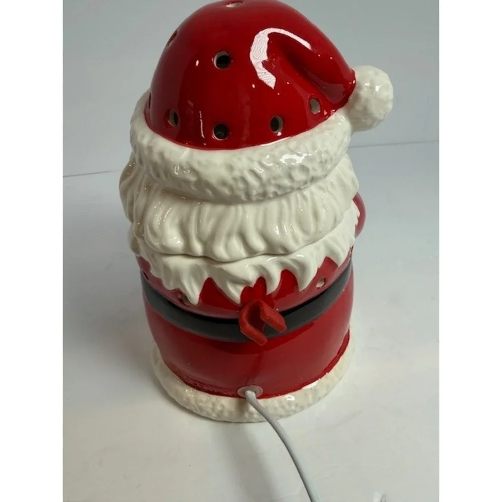 Scentsy‎ Santa's List Electric Wax Warmer Christmas Santa Claus Ceramic